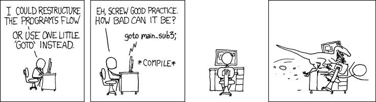 Good coding practice